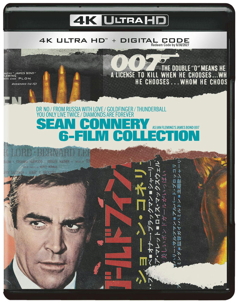 James Bond Sean Connery 6-Film Collection (4K Ultra HD) [UHD]