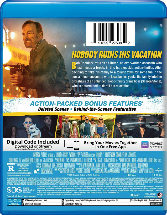 Nobody 2 (Blu-ray + Digital) [Blu-ray]
