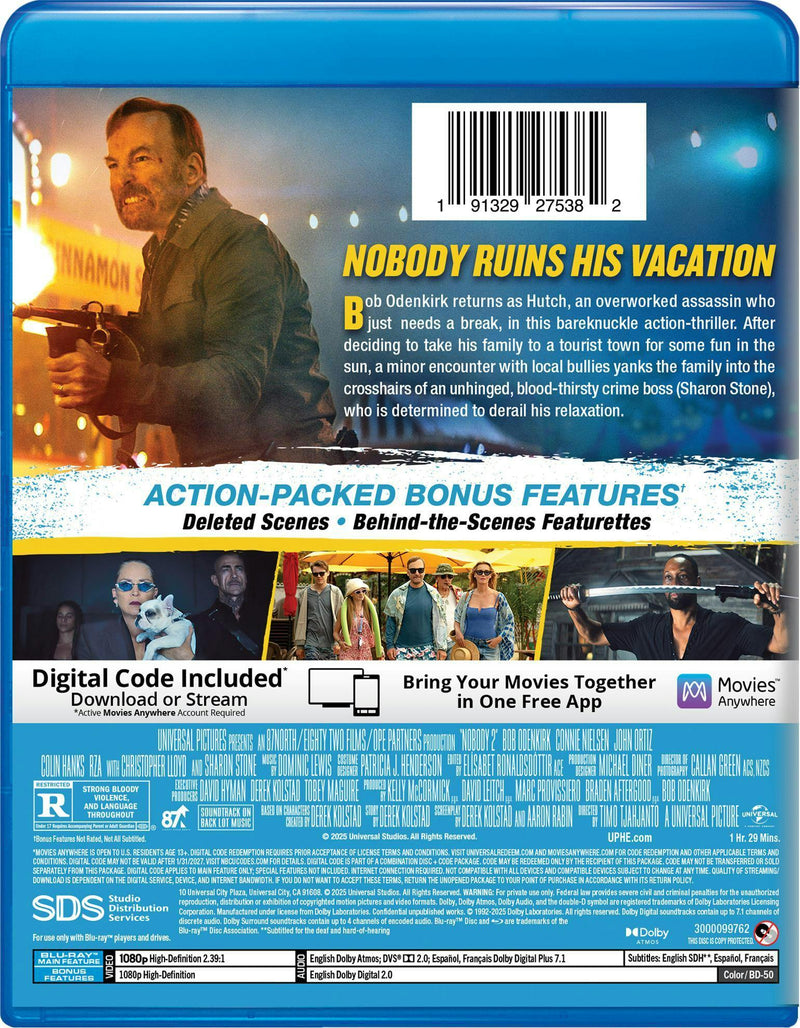 Nobody 2 (Blu-ray + Digital) [Blu-ray]
