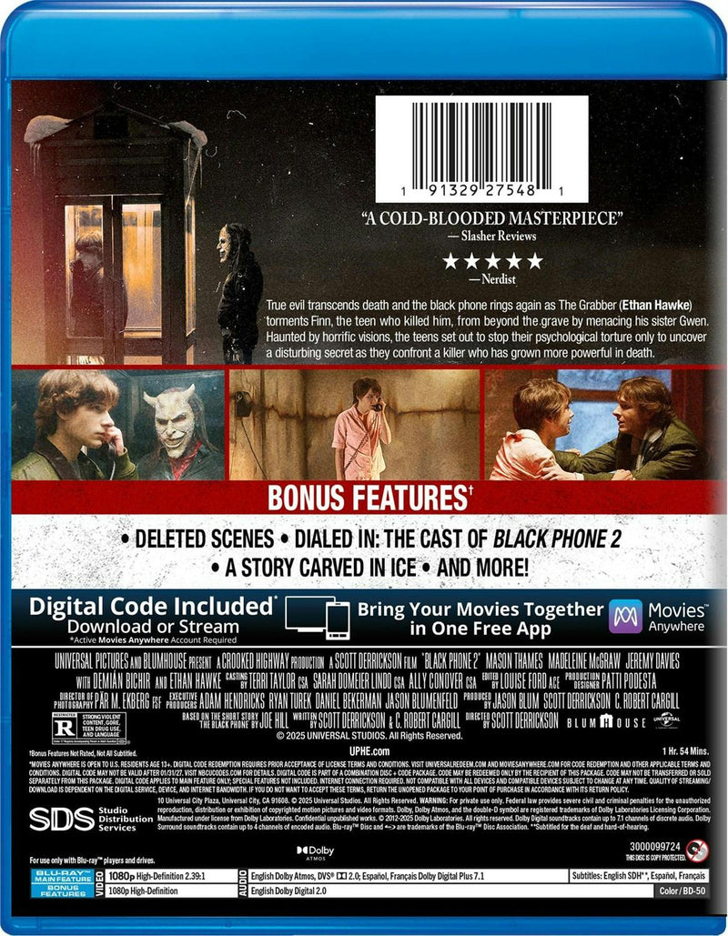 Black Phone 2 (Blu-ray + Digital) [Blu-ray]