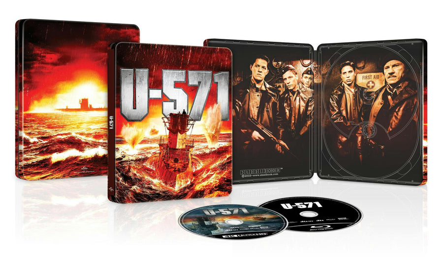 U-571 - 25th Anniversary Limited Edition Steelbook 4K Ultra HD + Blu-ray + Digital (Limited Edition 4K Ultra HD Steelbook + Blu-ray + Digital) [UHD]