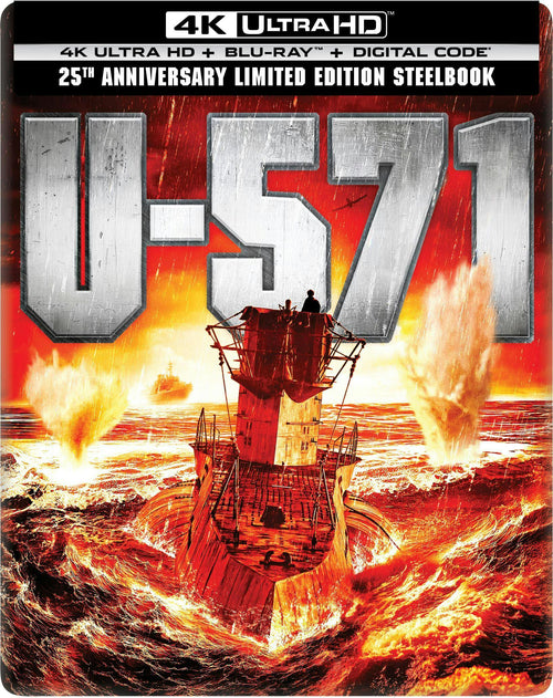 U-571 25th Anniversary (Limited Edition 4K Ultra HD Steelbook + Blu-ray + Digital) [UHD]