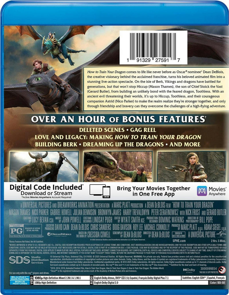 How to Train Your Dragon (Blu-ray + Digital) [Blu-ray]