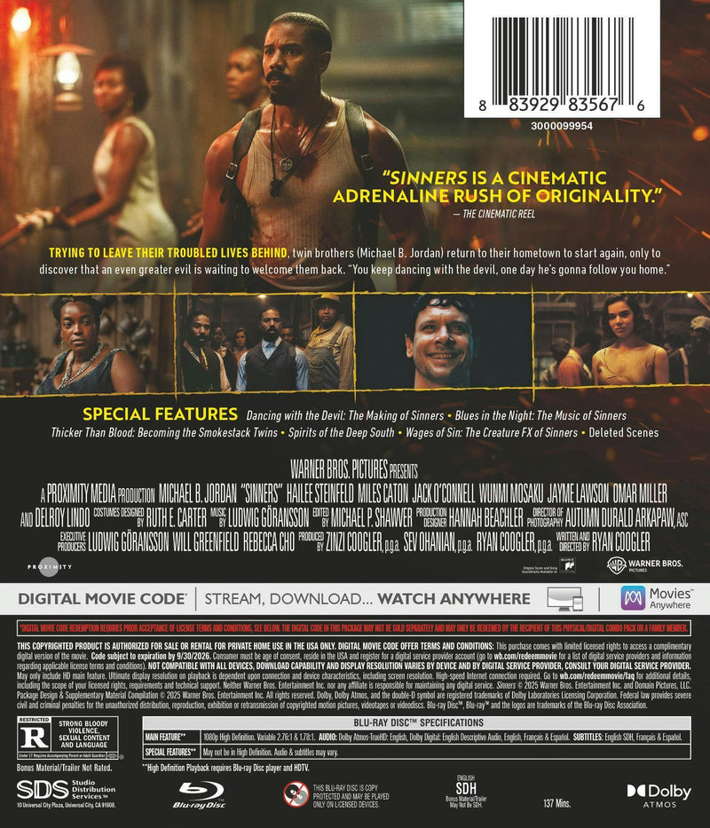 Sinners [Blu-ray]