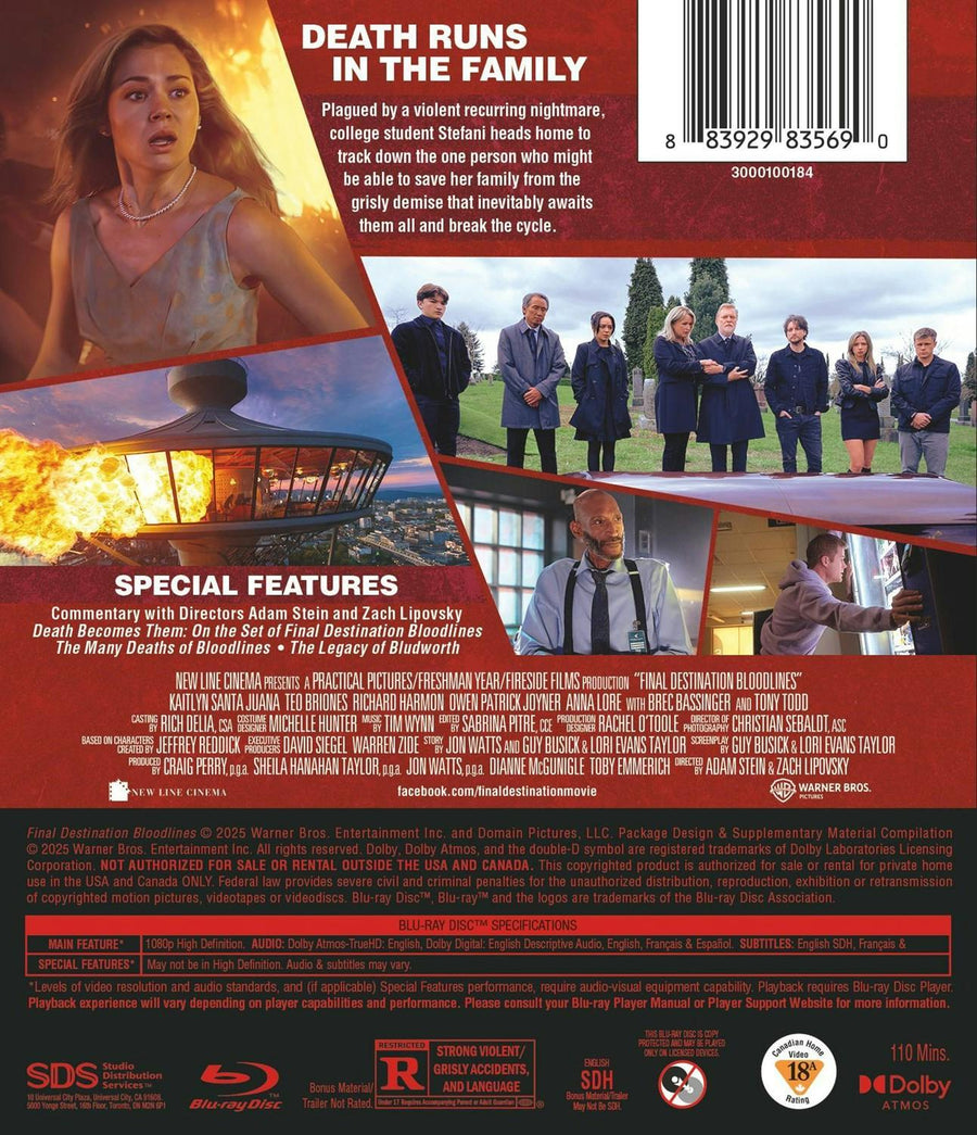 Final Destination: Bloodlines (Blu-ray + Digital) [Blu-ray]
