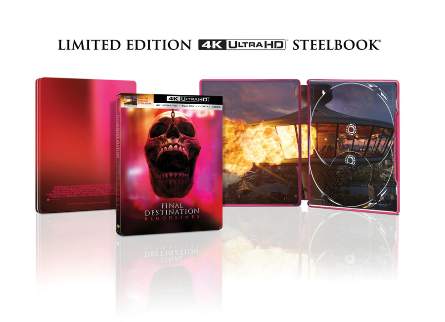 Final Destination: Bloodlines (Limited Edition 4K Ultra HD Steelbook + Blu-ray + Digital) [UHD]