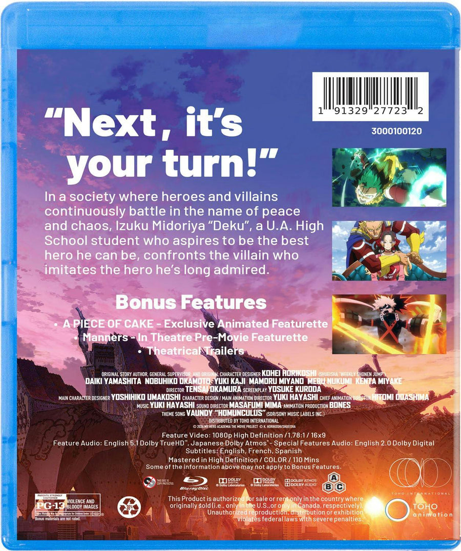 MY HERO ACADEMIA: YOU'RE NEXT [Blu-ray]