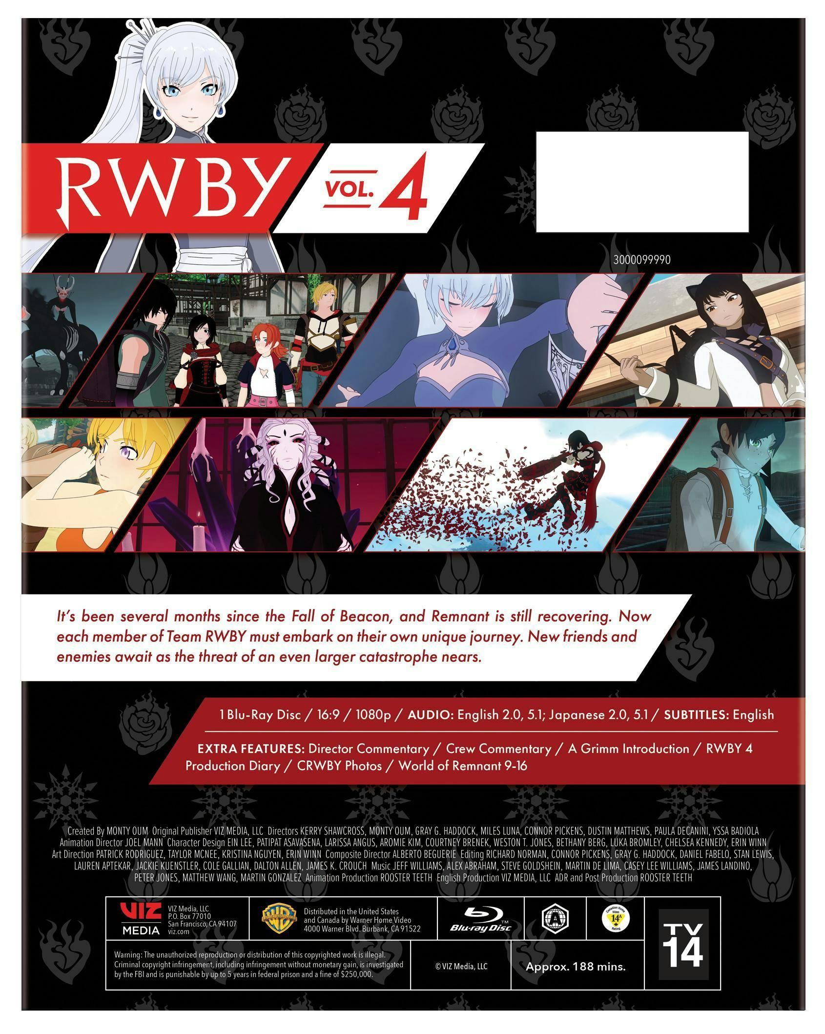 RWBY アートブックとBlu-ray &CDセットvolume4 RWBY アートブックとBlu-ray &CDセットvolume4 RWBY アート