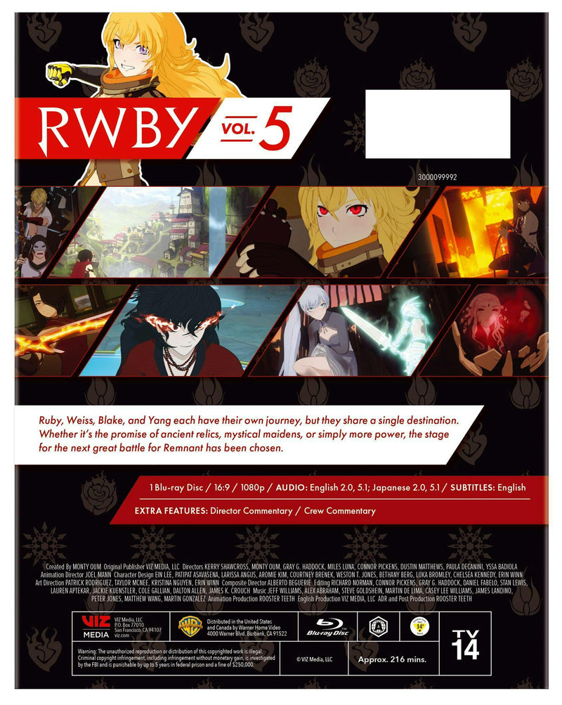 RWBY Volume 5 [Blu-ray]