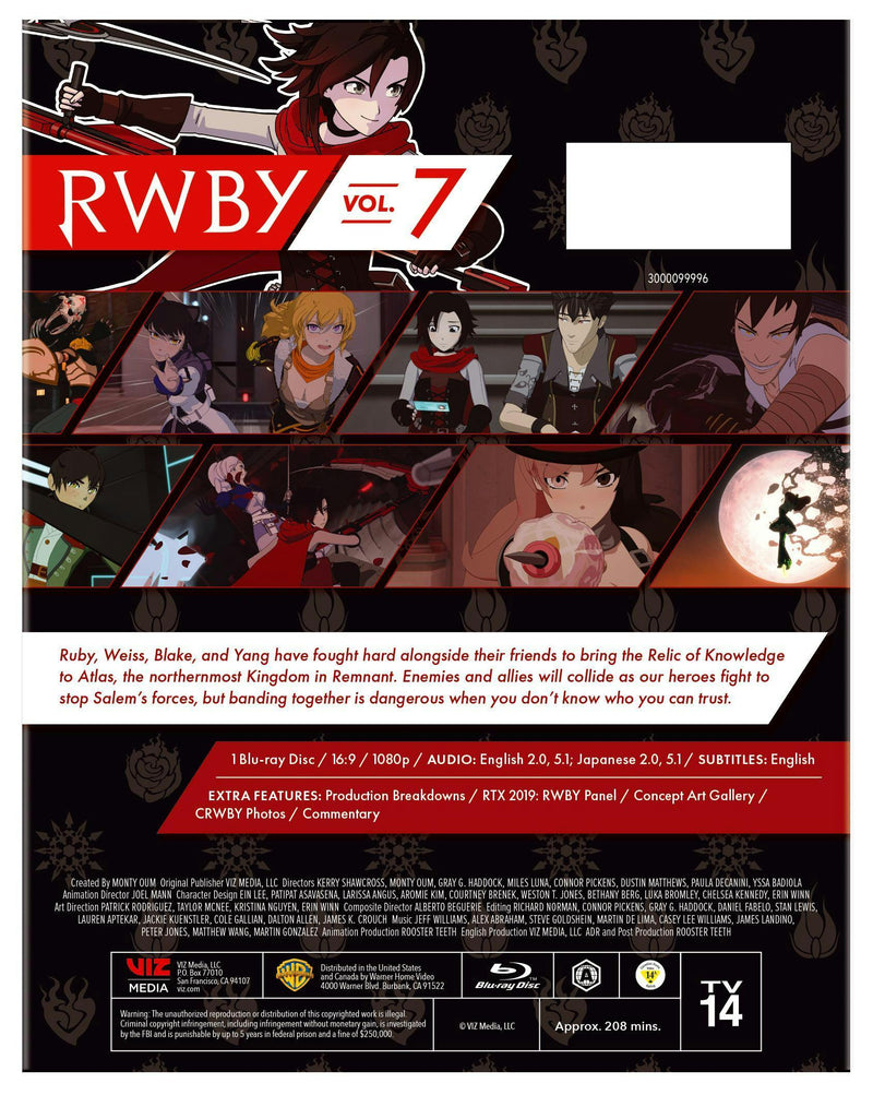 RWBY Volume 7 (Blu-ray) [Blu-ray]