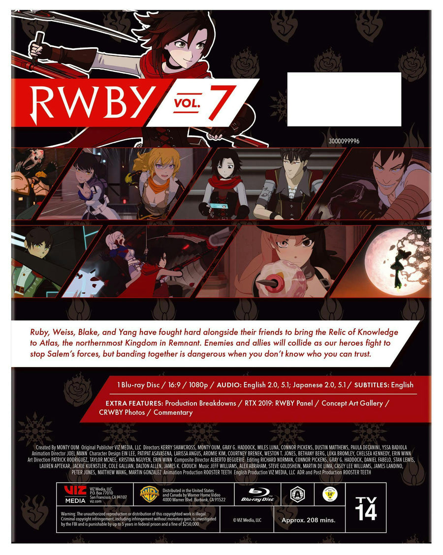 RWBY Volume 7 (Blu-ray) [Blu-ray]