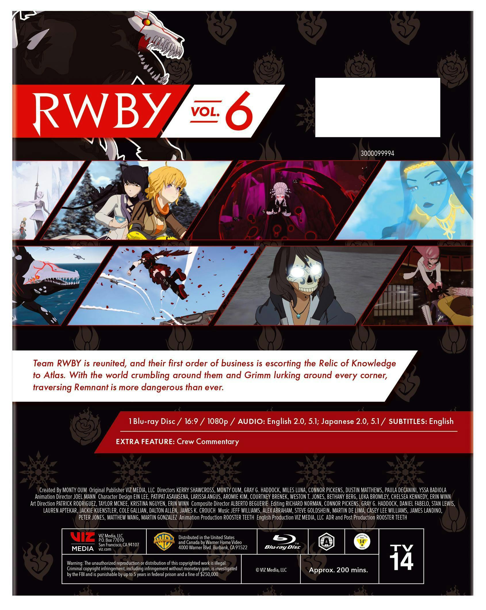 RWBY アートブック & Blu-ray 2枚セット初回生産限定版