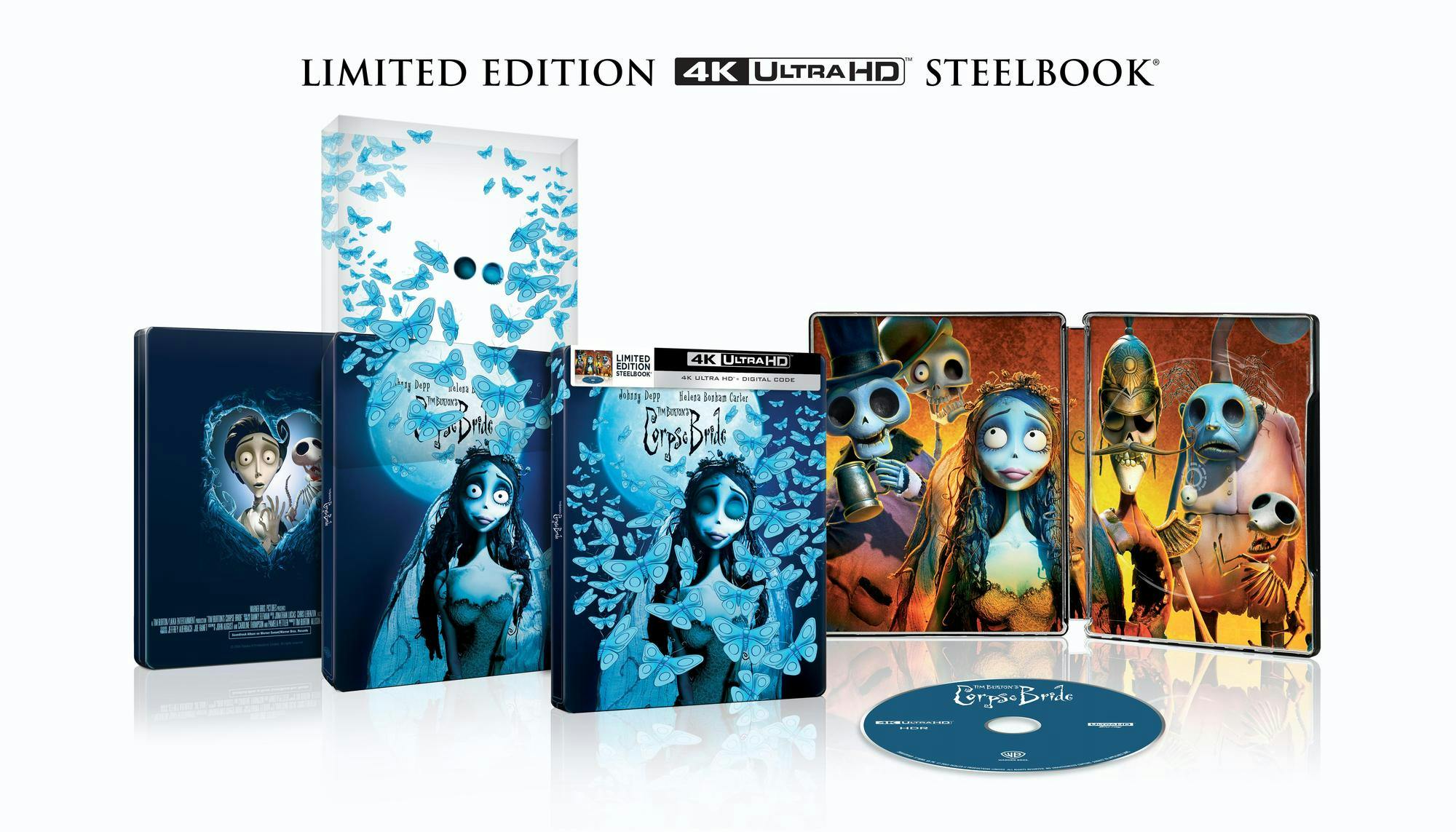 Tim Burton's The Corpse Bride (Limited Edition 4K Ultra HD Steelbook +