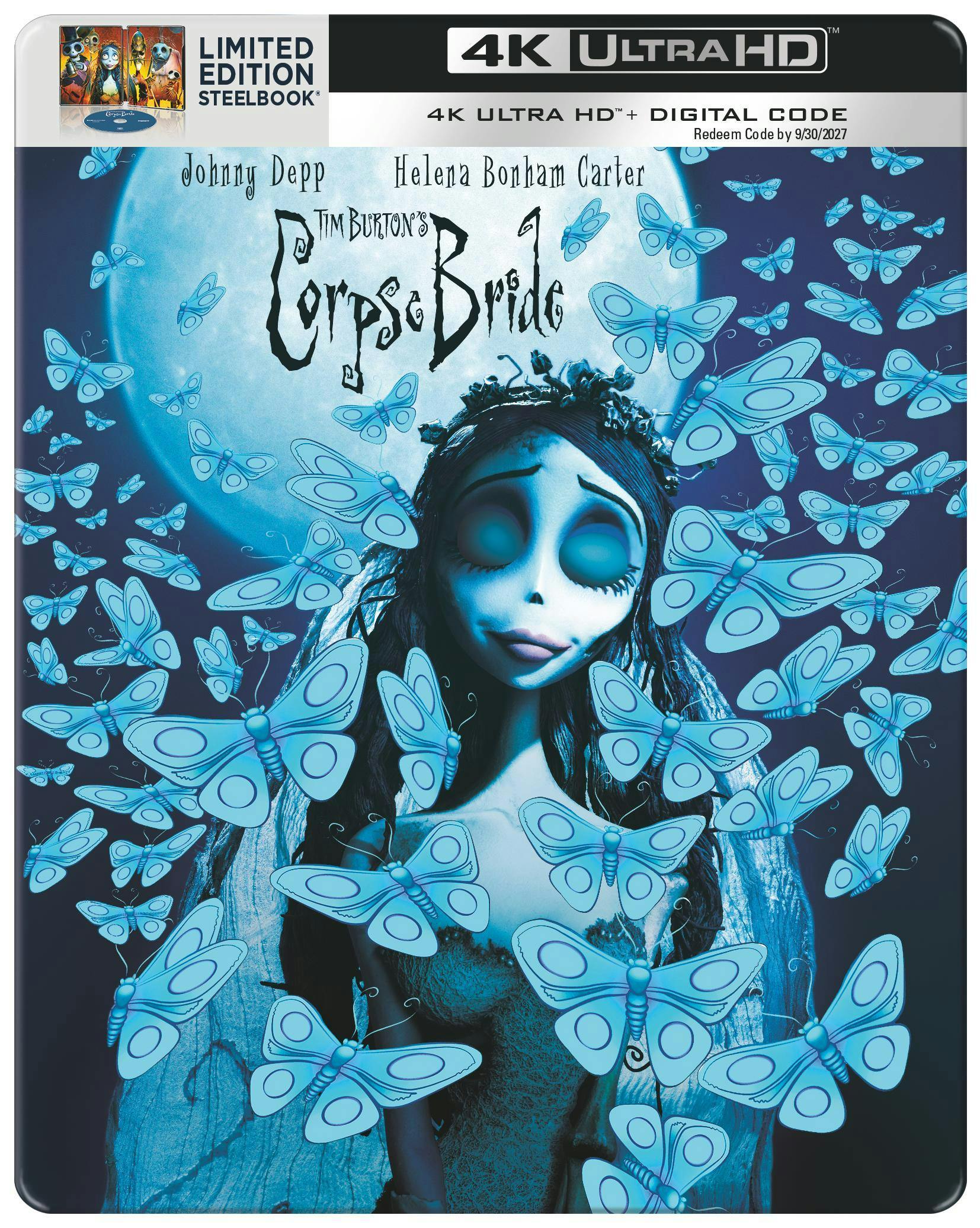 Tim Burton's The Corpse Bride (Limited Edition 4K Ultra HD Steelbook +