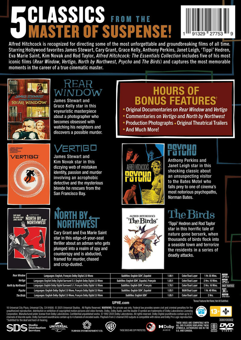 Alfred Hitchcock: The Essentials Collection [DVD]