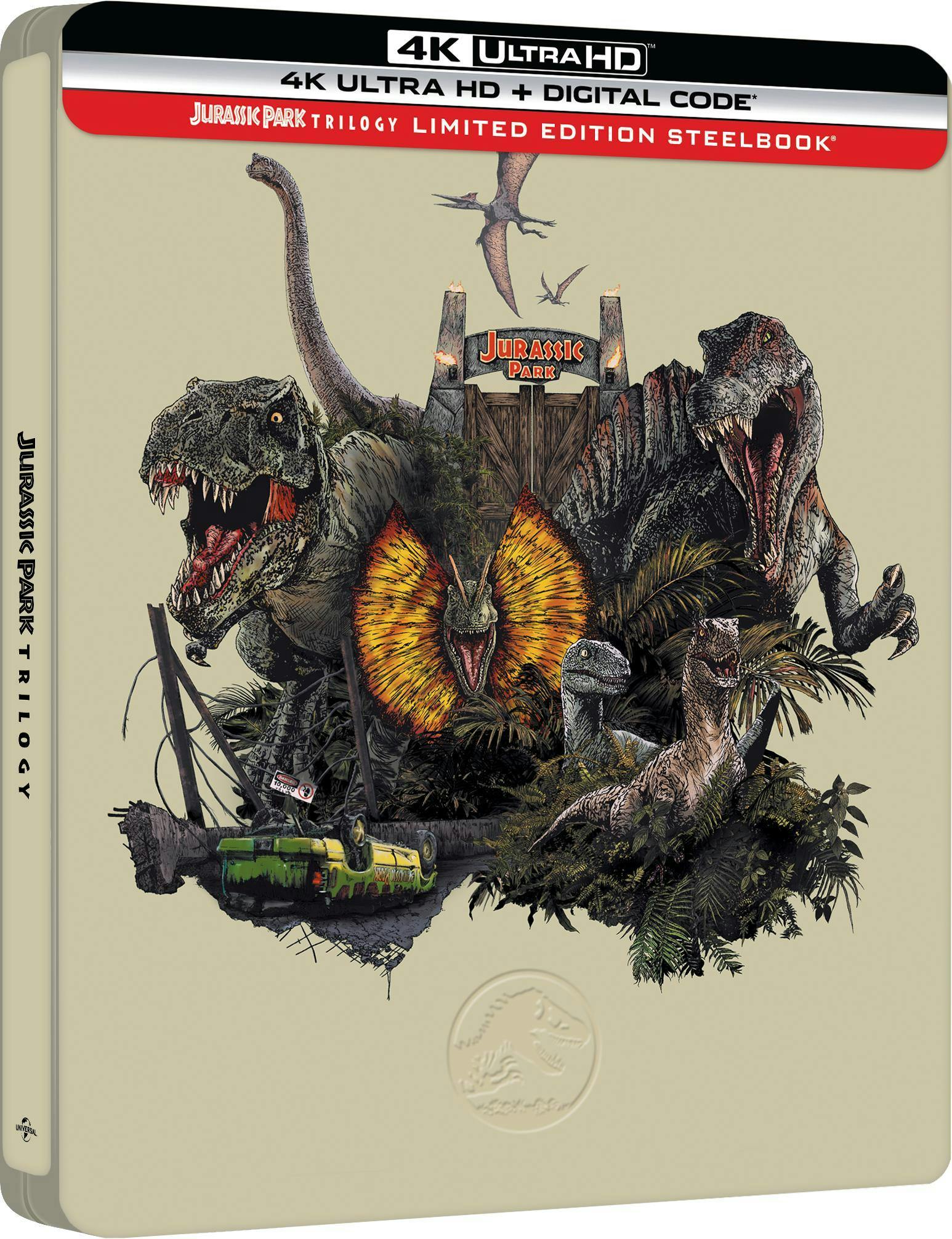 ジュラシック・パーク4KUHDアニバーサリー スチールブック Amazon.co.jp: 【Amazon.co.jp限定】ジュラシック・パーク 製作