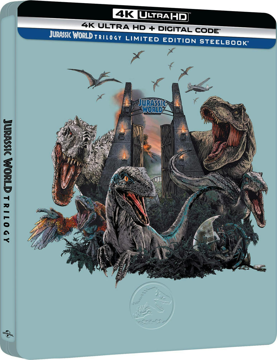 Jurassic World Trilogy (4K Ultra HD Steelbook + Digital) [UHD]