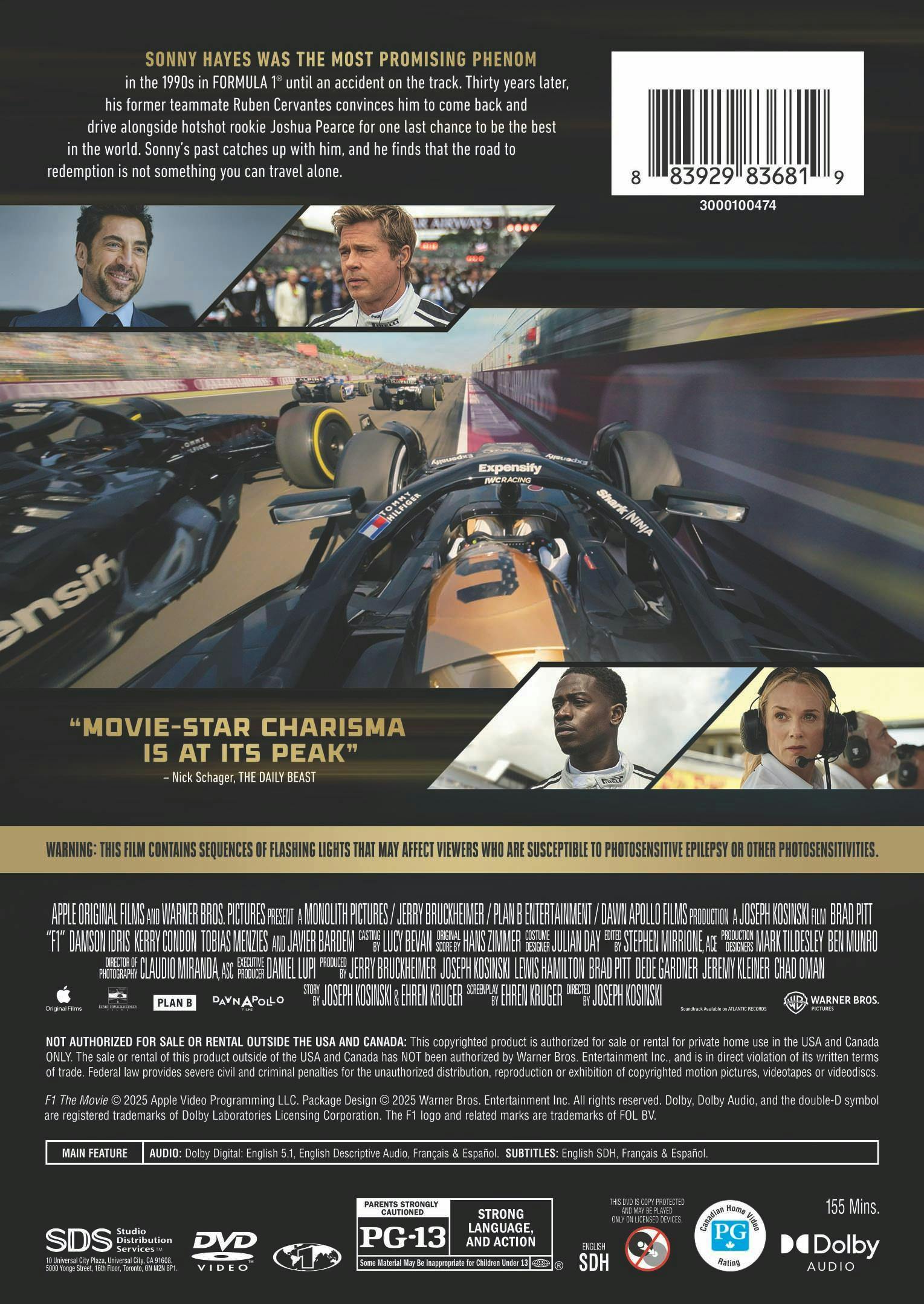 F1® The Movie [DVD] – GRUV Entertainment