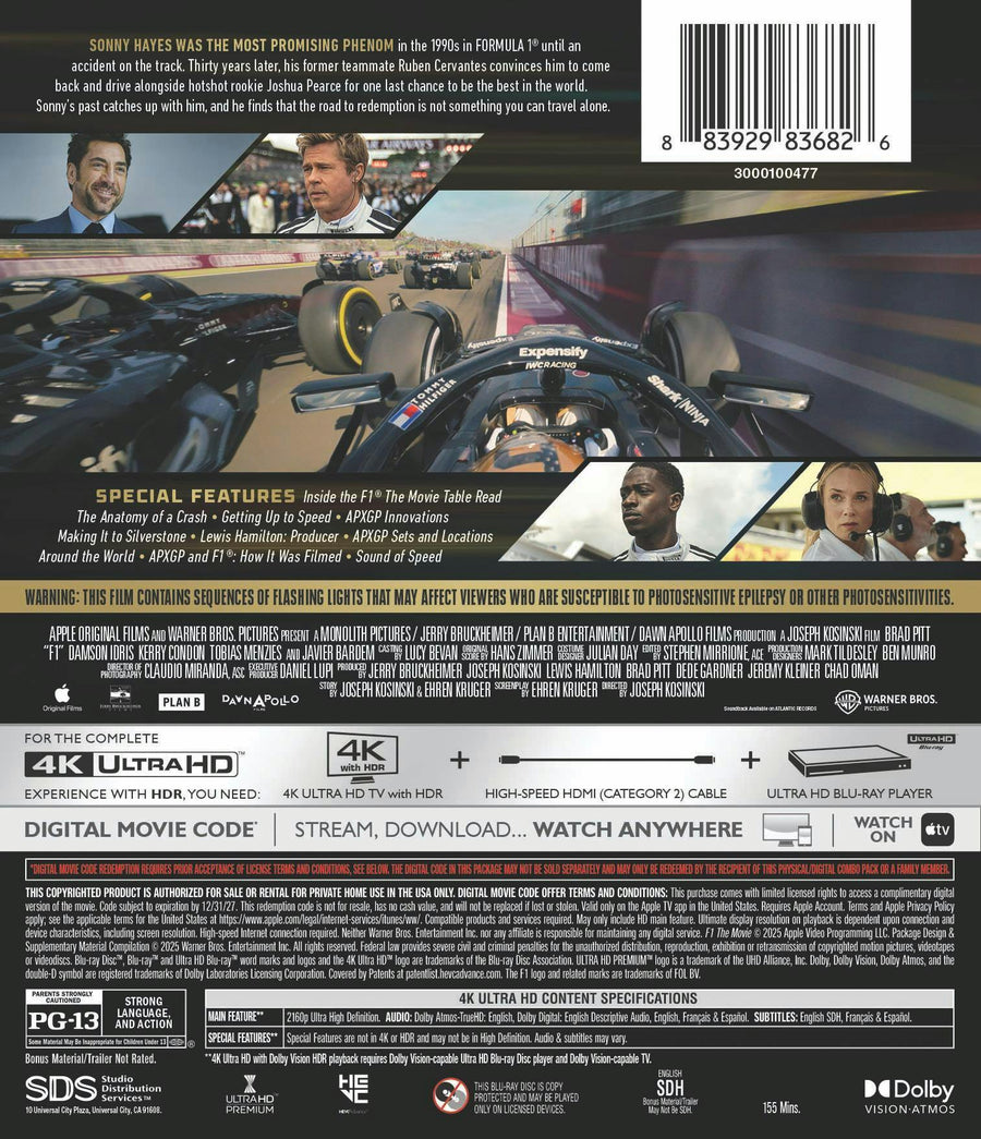F1 (4K Ultra HD + Digital) [UHD]