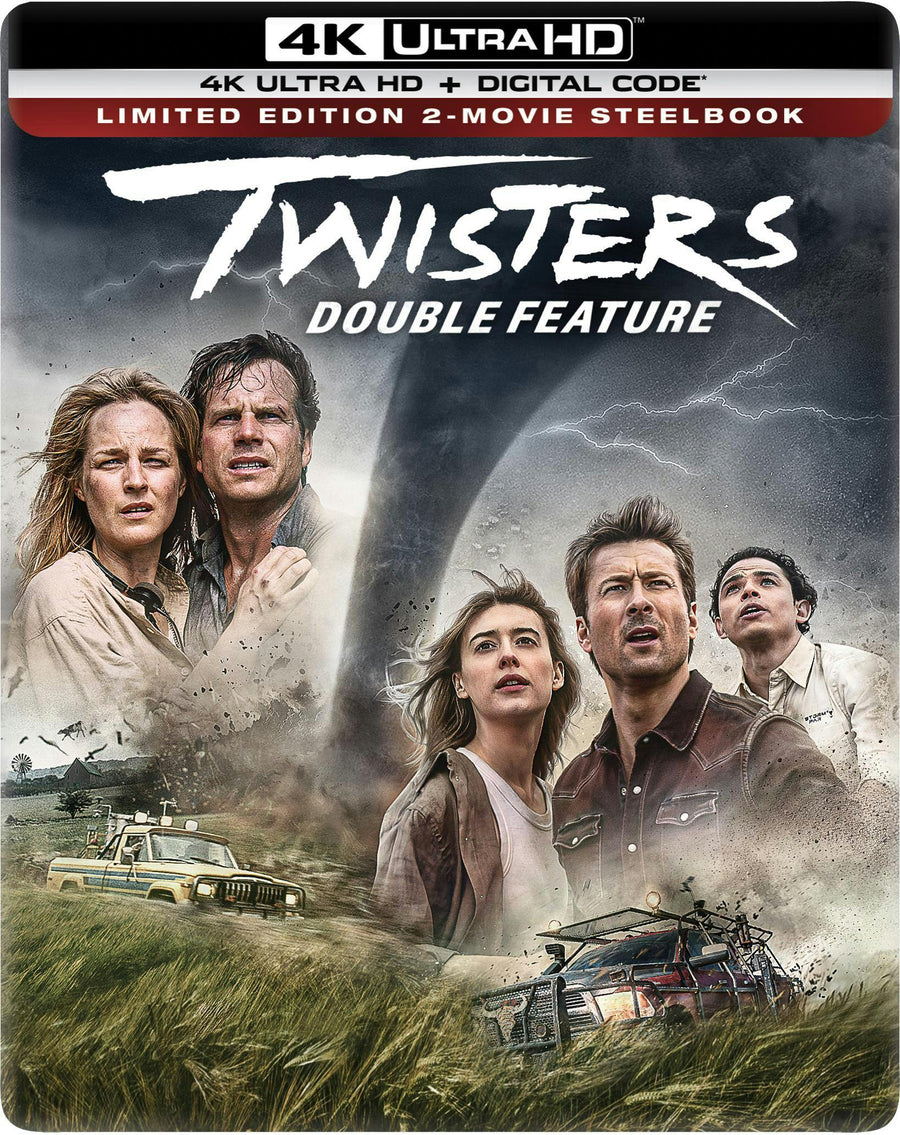 Twisters Double Feature (Limited Edition 4K Ultra HD Steelbook + Digital) [UHD]