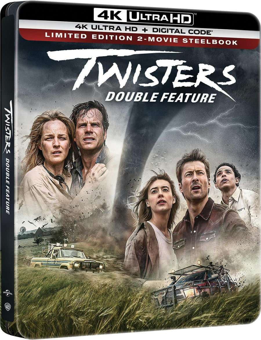 Twisters Double Feature (Limited Edition 4K Ultra HD Steelbook + Digital) [UHD]