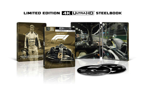 F1 (Limited Edition 4K Ultra HD Steelbook + Blu-ray + Digital) [UHD]