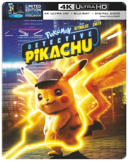 Pokemon Detective Pikachu (Limited Edition 4K Ultra HD Steelbook + Blu-ray) [UHD]