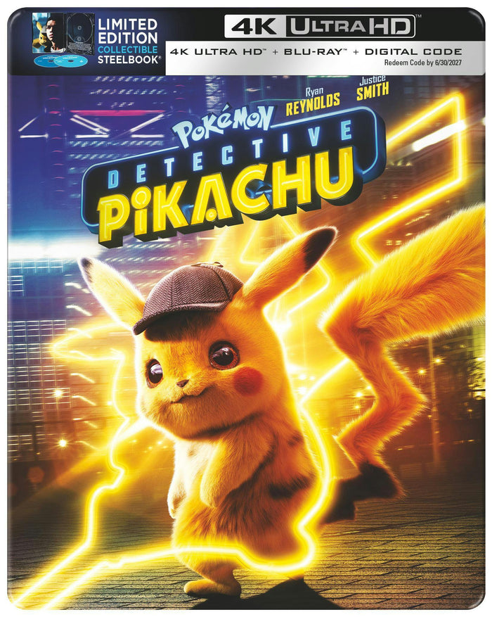 Pokemon Detective Pikachu (Limited Edition 4K Ultra HD Steelbook + Blu-ray) [UHD]