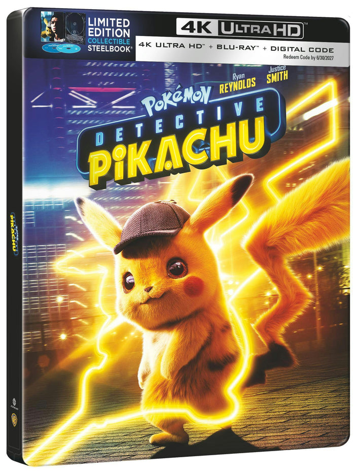 Pokemon Detective Pikachu (Limited Edition 4K Ultra HD Steelbook + Blu-ray) [UHD]