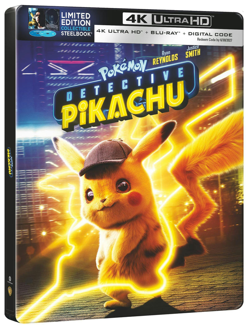 Pokemon Detective Pikachu (Limited Edition 4K Ultra HD Steelbook + Blu-ray) [UHD]