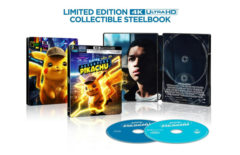 Pokemon Detective Pikachu (Limited Edition 4K Ultra HD Steelbook + Blu-ray) [UHD]