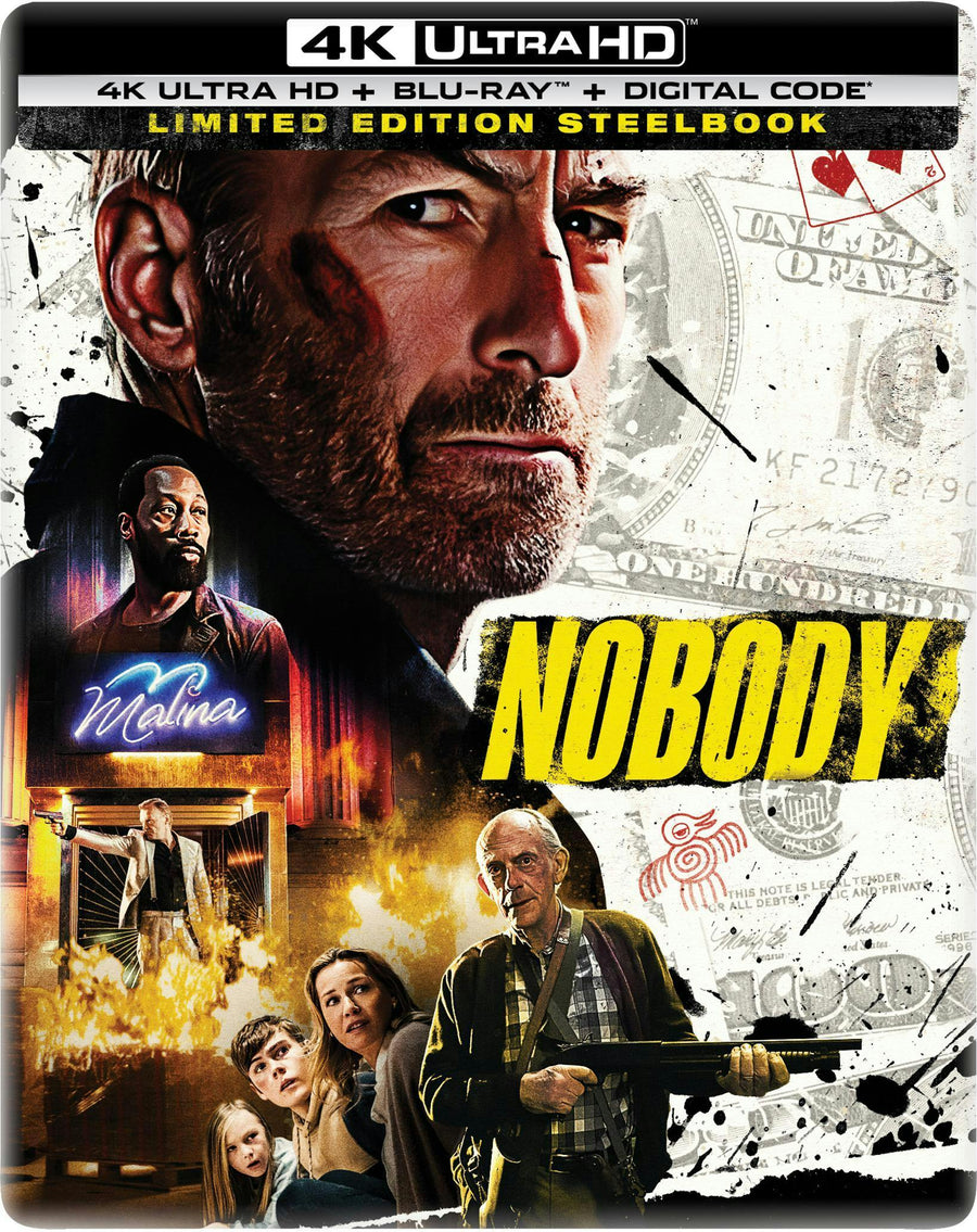 Nobody (Limited Edition 4K Ultra HD Steelbook + Blu-ray + Digital) [UHD]