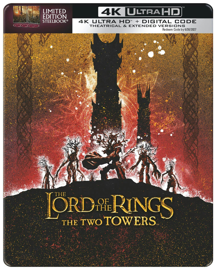 The Lord of the Rings: The Two Towers – Theatrical & Extended Version (Limited Edition 4K Ultra HD Steelbook + Digital) [UHD]