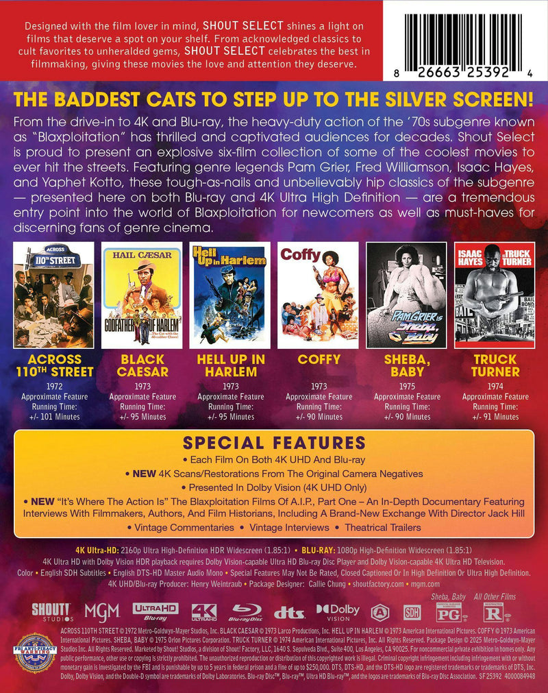 Blaxploitation Classics: Volume One [UHD]