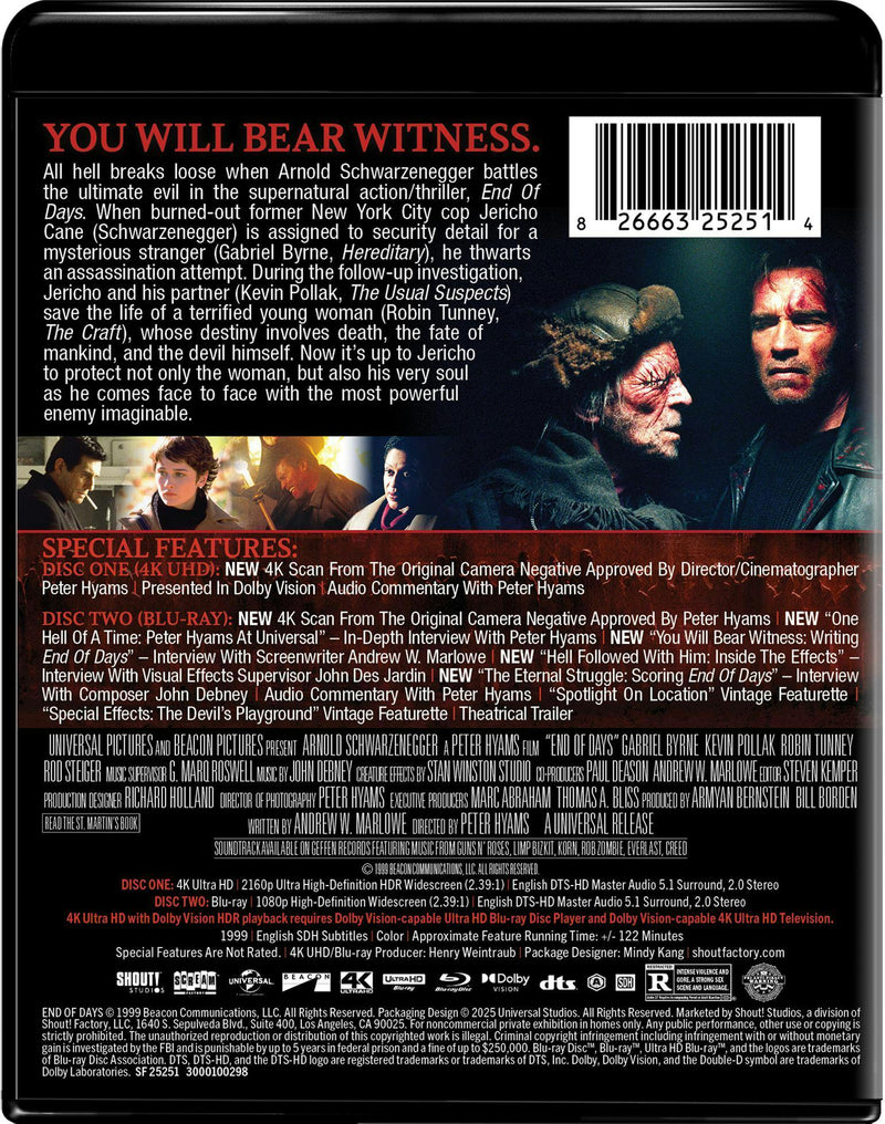 End of Days - 25th Anniversary Edition [UHD]