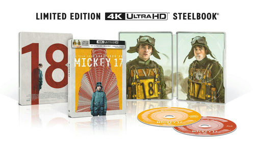 Mickey 17 (Limited Edition 4K Ultra HD Steelbook + Blu-ray) [UHD]