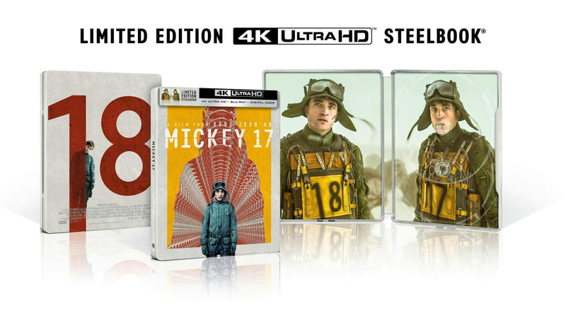 Mickey 17 (Limited Edition 4K Ultra HD Steelbook + Blu-ray) [UHD]