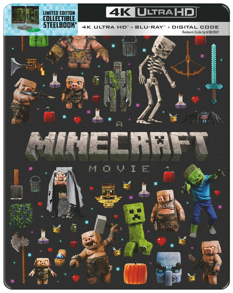 A Minecraft Movie (Limited Edition 4K Ultra HD Steelbook + Blu-ray) [UHD]