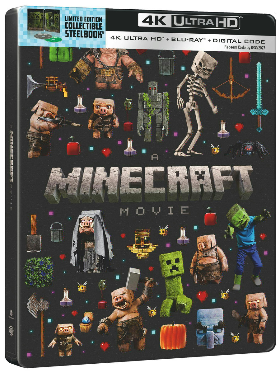 A Minecraft Movie (Limited Edition 4K Ultra HD Steelbook + Blu-ray) [UHD]