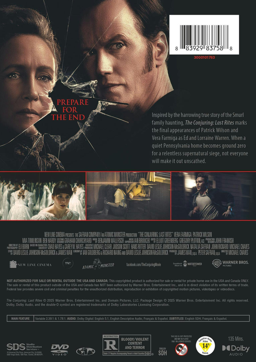 The Conjuring: Last Rites [DVD]