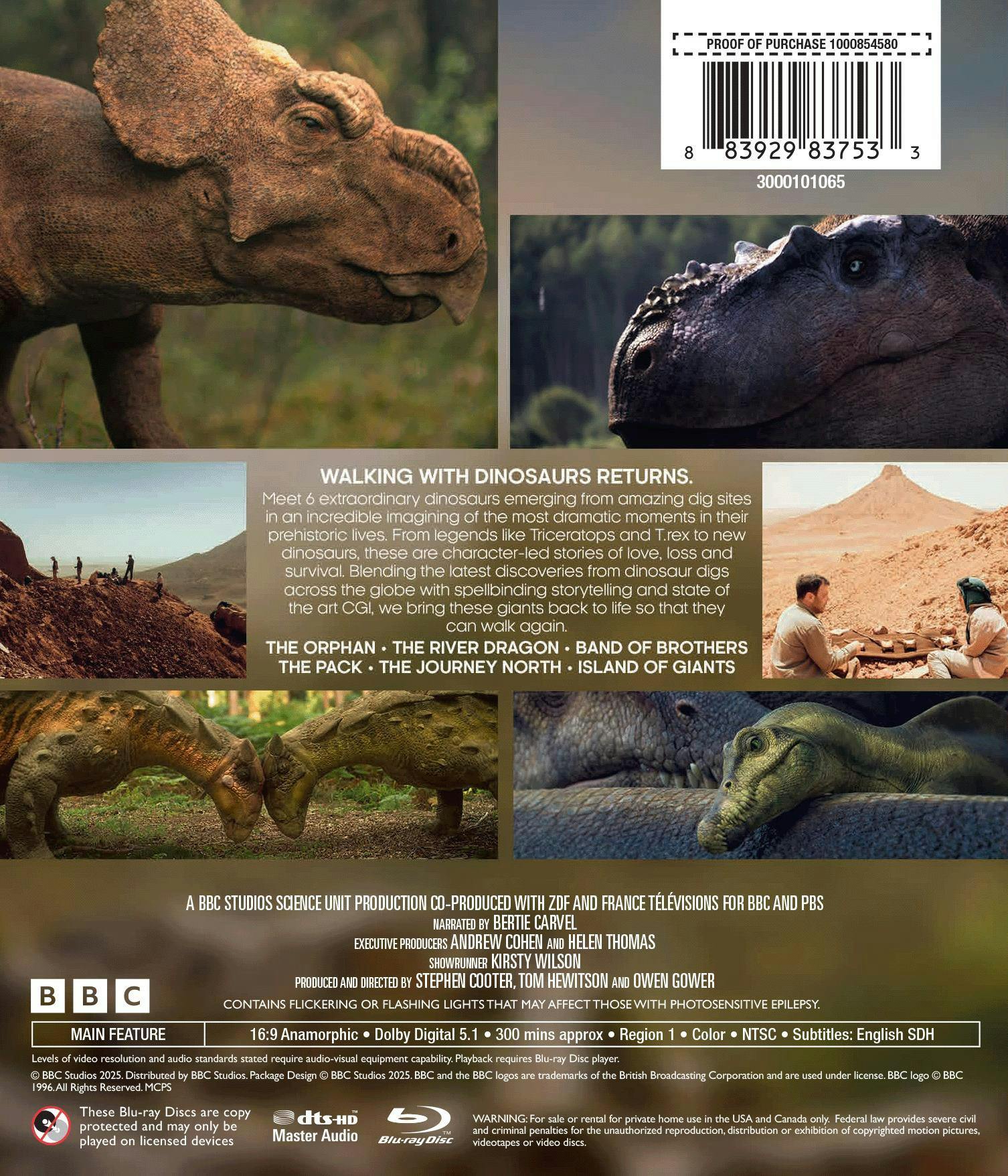 ウルフギャング，サンフランシスコ DINOSAURS ポスター(1983年) Walking with Dinosaurs 3D (2013) Japanese movie poster