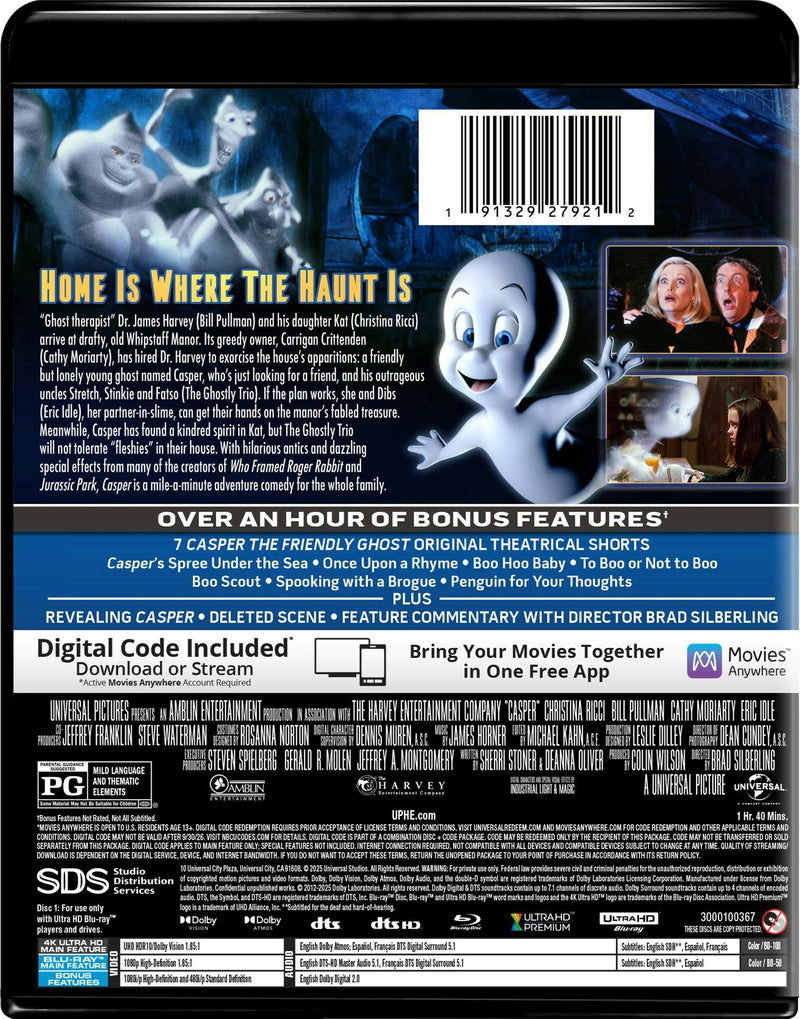 Casper (4K Ultra HD + Blu-ray + Digital) [UHD]