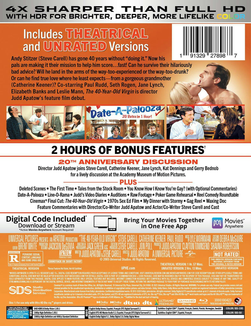 40 Year-old Virgin (Limited Edition Steelbook) [UHD]