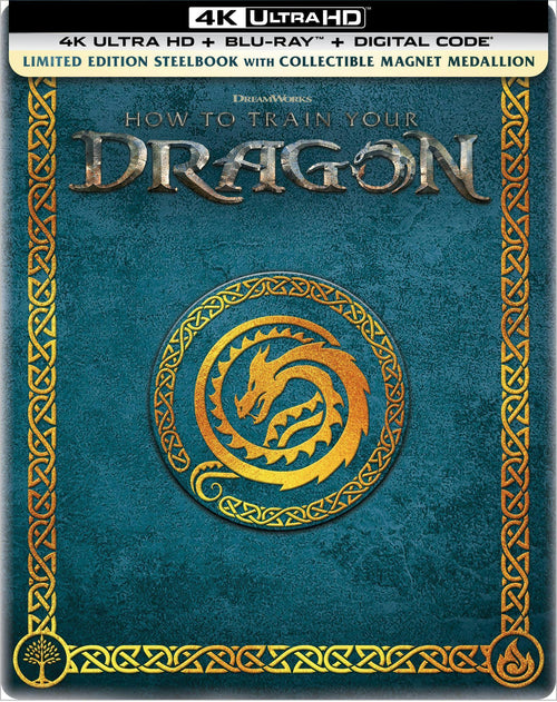How To Train Your Dragon (Limited Edition 4K Ultra HD Steelbook + Blu-ray + Digital) [UHD]