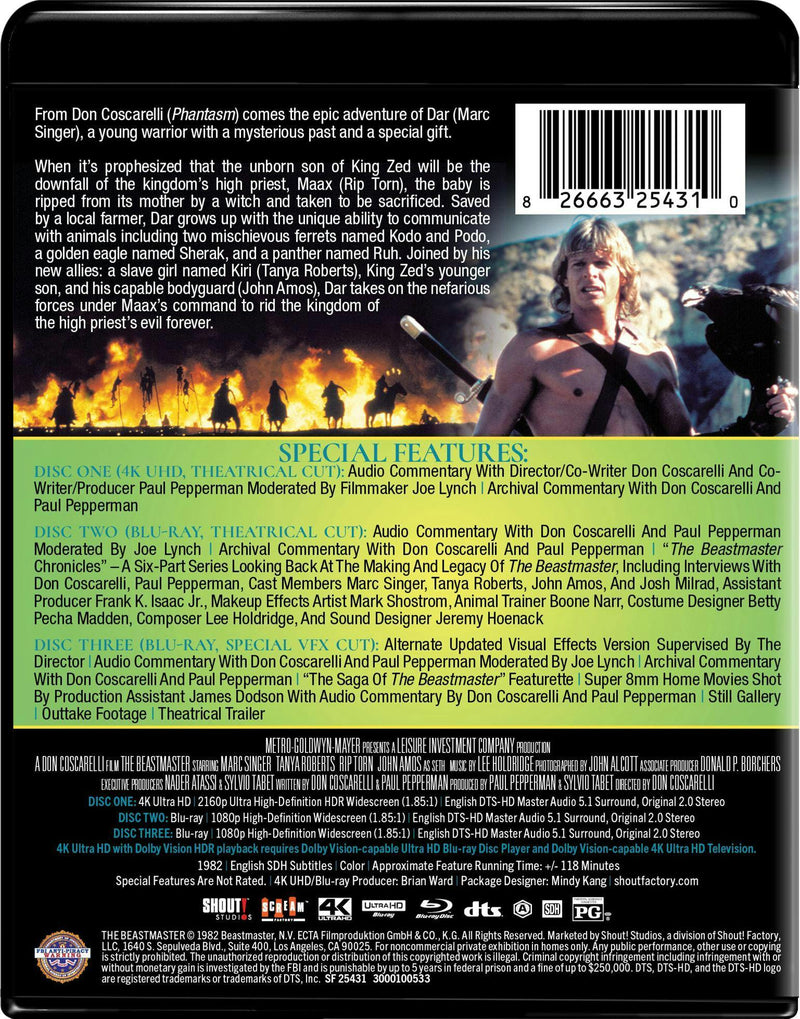 The Beastmaster - Collector's Edition (4K Ultra HD + Blu-ray) [UHD]