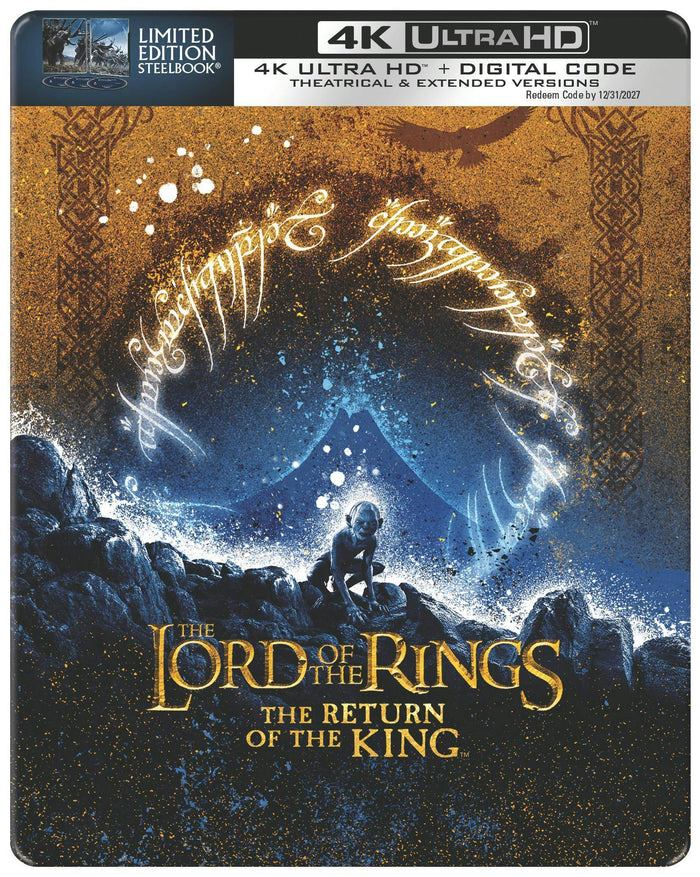 The Lord of the Rings: The Return of the King (Extended & Theatrical Versions) (Limited Edition 4K Ultra HD Steelbook + Digital) [UHD]