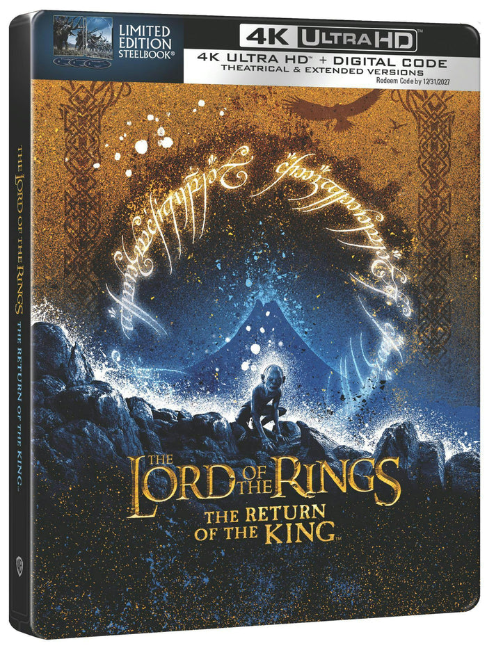 The Lord of the Rings: The Return of the King (Extended & Theatrical Versions) (Limited Edition 4K Ultra HD Steelbook + Digital) [UHD]