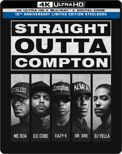 Straight Outta Compton - 10th Anniversary (Limited Edition 4K Ultra HD Steelbook + Blu-ray + Digital) [UHD]