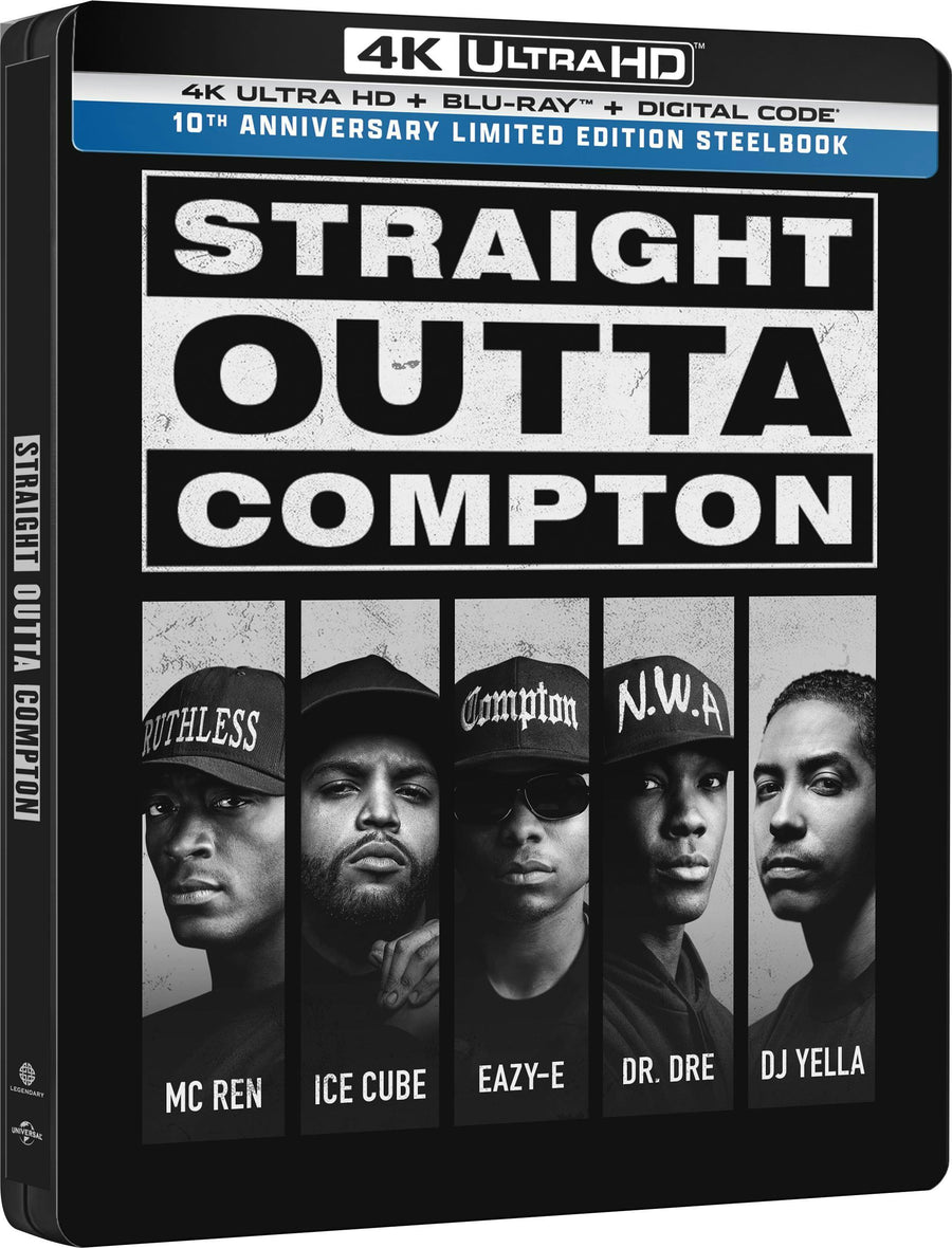 Straight Outta Compton - 10th Anniversary (Limited Edition 4K Ultra HD Steelbook + Blu-ray + Digital) [UHD]