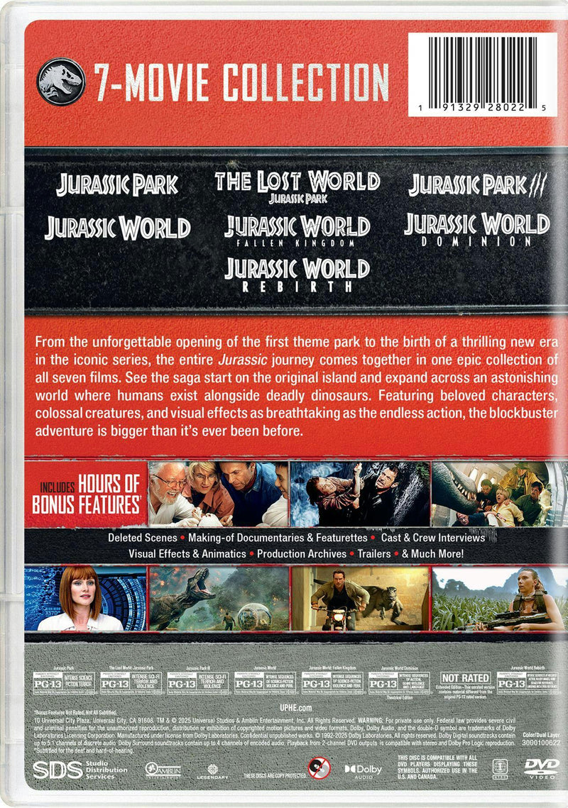 Jurassic World 7-Movie Collection [DVD]